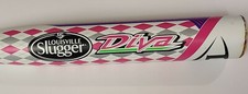 Louisville Slugger Diva 31"White -11.5 BPF 1.20 BPF Softball 19.5oz 2-1/4" Bat