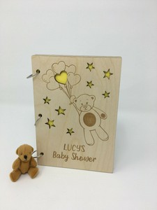 personalised baby shower guest book