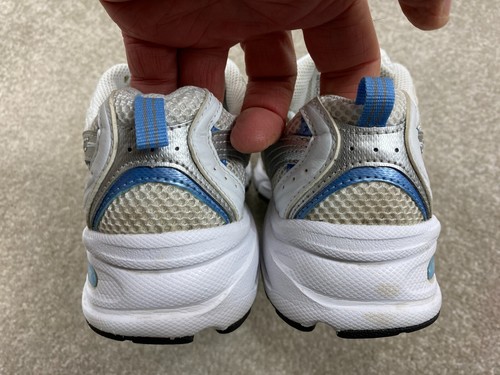 New Balance 530 Trainers Size 5 UK Women’s White Silver Blue - Picture 12 of 19