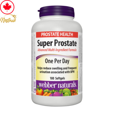 Webber Naturals Super Prostate Advanced | 180 Softgels | Multi-Ingredient Suppor