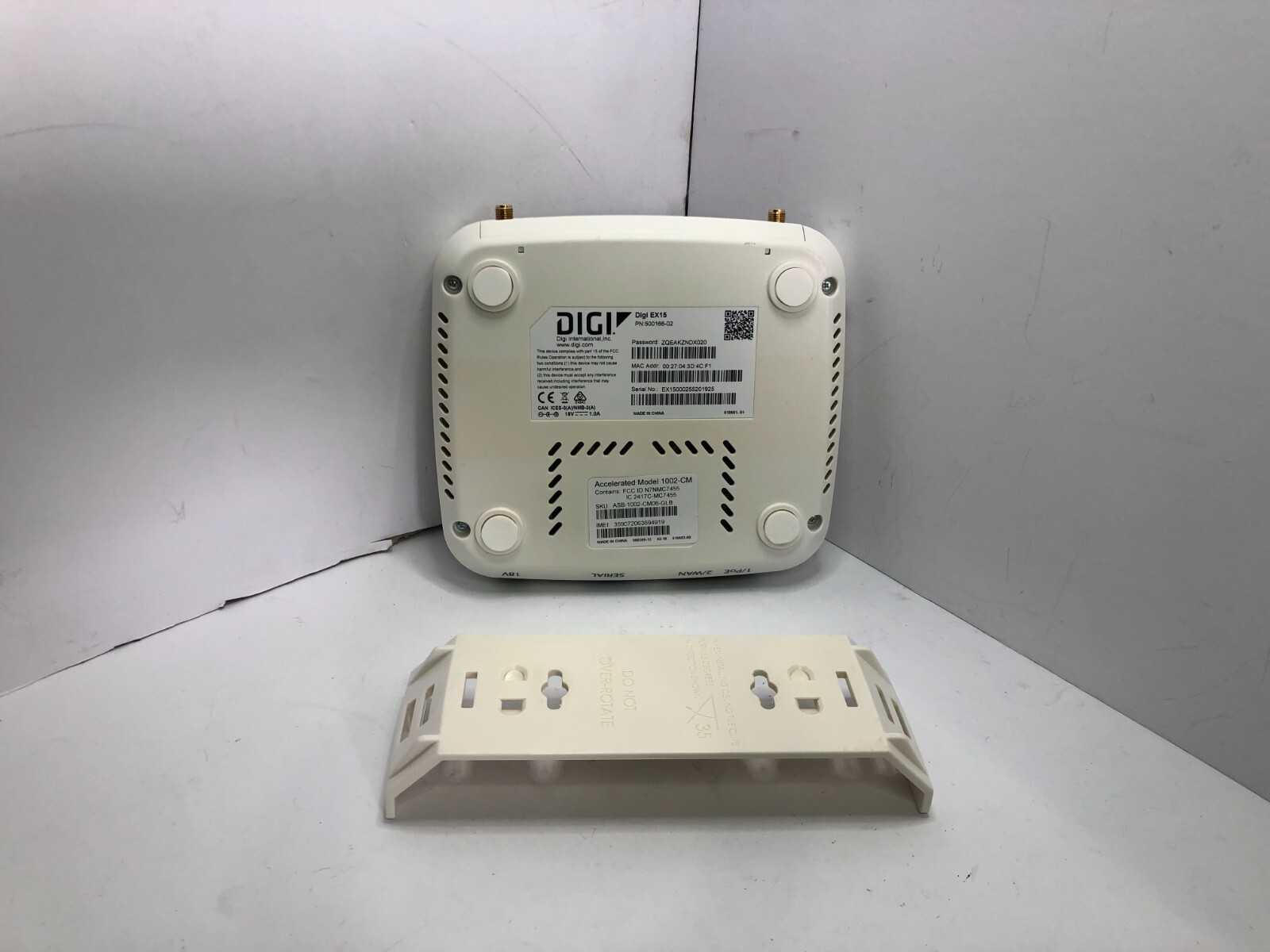 Digi EX15 ASB-EX15-XX06-OUS Wireless Cellular Modem 4G LTE 1003-CM ...