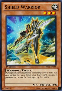 Shield Warrior - BP02-EN066 - Common - 1st Edition x3 - Near Mint