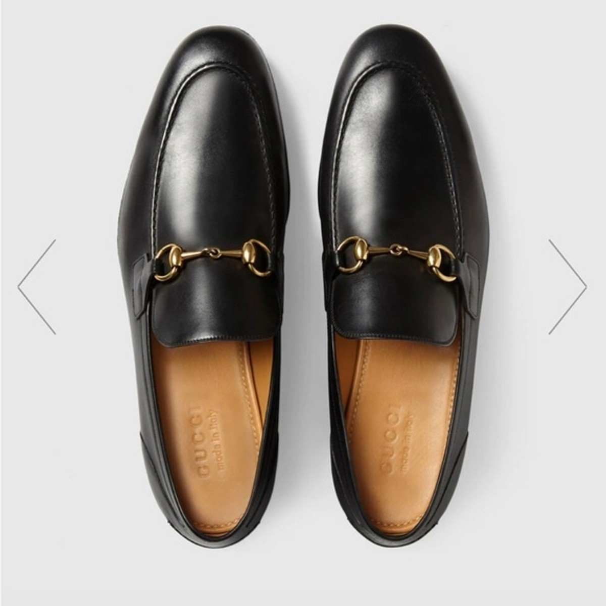 GUCCI ブラック ローファー Loafer Gucci Genuine Leather Jordaan Black Loafers Size 7.5 US | eBay