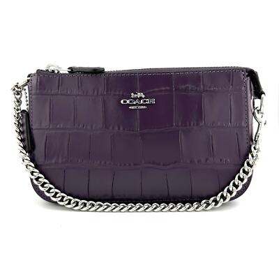 NEW★パープル【COACH】Nolita 19 ショルダーバッグ Coach Nolita 19 in Amethyst Purple Crocodile Leather CN382