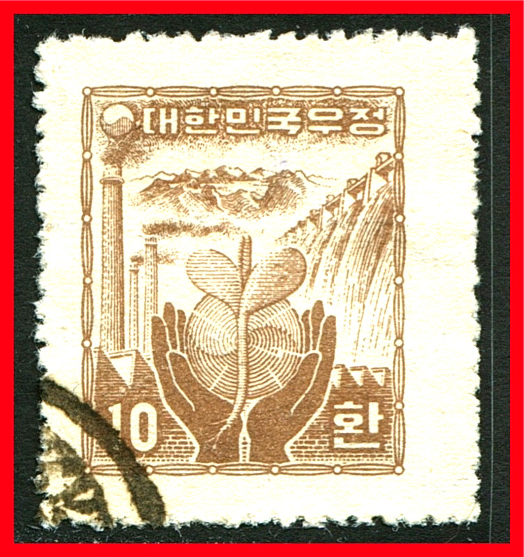 Korea Postage Stamp Scott 209, Used!! K469f