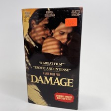 Damage VHS 1993 Erotic Thriller Unrated Direc...