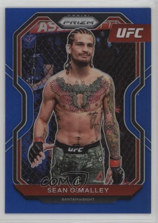 2021 Panini Prizm UFC Blue Prizm 160/199 Sean O'Malley #61 6ns