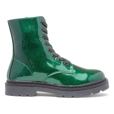 Heavenly Feet Womens Boots Green Adults Ladies Ankle Emerald Justina2 SIZE