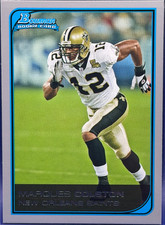 2006 Bowman Marques Colston Rookie Card #232 - New Orleans Saints RC - NM-MT