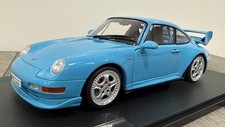 1997 Porsche 911 (993) Clubsport Blue Diecast 1:18 Scale Solido S1810101