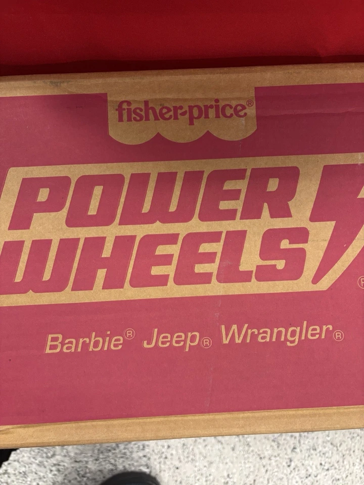 Fisher Price Power Wheels Barbie Jeep Wrangler Rosa Jeep Camión Luces Sonidos Nuevo Foto 4 de 4