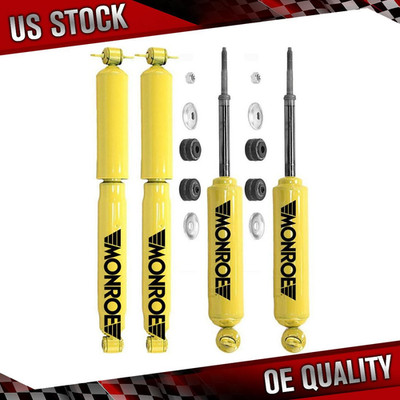 Monroe OE Front & Rear Shocks For 1996 1997-2002 Chevy Express 1500 Heavy Duty