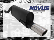 NOVUS Sportauspuff Gruppe N ESD 1x 90mm SR-Design für Opel Corsa D