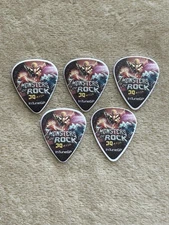Scorpions 2025 MORC Guitar Pick Set-5 Picks-60 Year Anniversary 