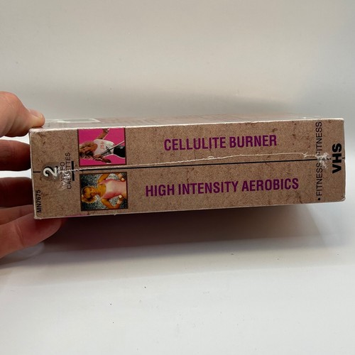 Cellulite Burner & High Intensity Aerobics - New Sealed! VHS 1994 2-Tape Fitness - Picture 6 of 7