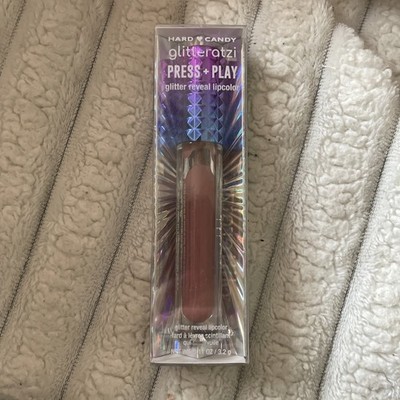 Hard Candy Glitteratzi Press + Play / Glitter Reveal Lip Color Tube / 1450