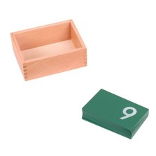 Numeral Tracing Board Set with Wooden Storage Tray Hands-on Wooden Number