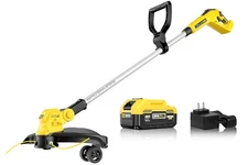 15" Cordless Weed Wacker & Edger for 20V Battery, 4.0Ah Battery Powered Weed ...