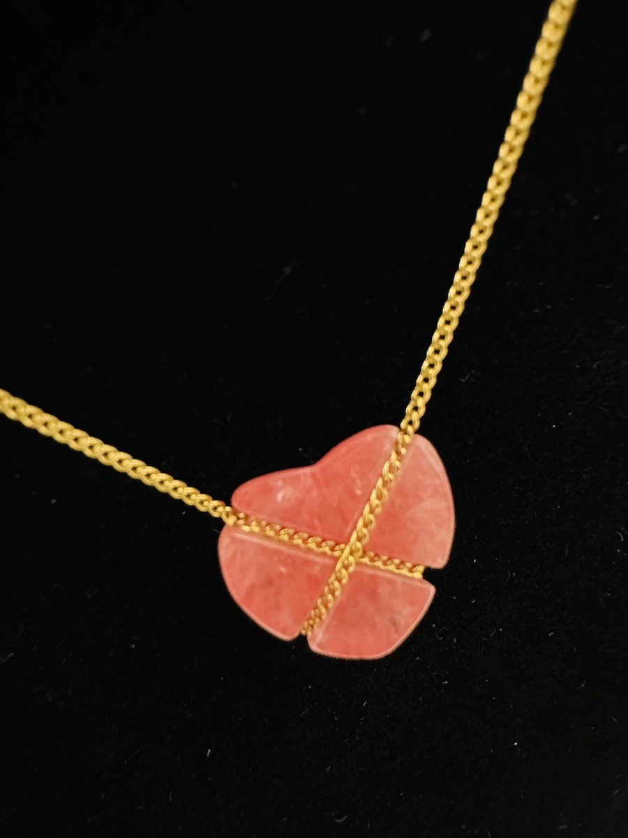 Tiffany & Co. 1995 ハート ネックレス ローズクォーツ s-l1200.jpg
