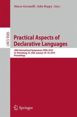 Praktische Aspekte Deklarativer Sprachen: 18. Internationale S