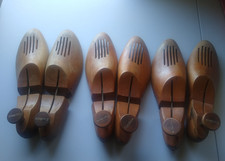 Vintage Florsheim Solid Wood Shoe Trees Size 10- 2 Vented Spring Loaded