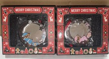 Baby s first Christmas metal ornament for boy and girl