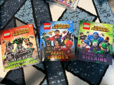 Lego DC Comics Super Heroes Friends Books Set Of 3 Hardcover