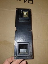 Single Slot Arcade Coin Mechanism And Panel Untested 
