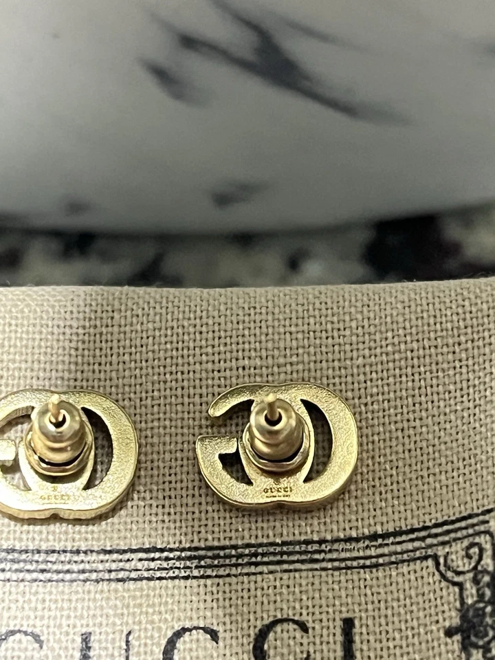 Pendientes Gucci GG Logo Marmont Oro Joyería Accesorios Aretes Pendientes Foto 2 de 2