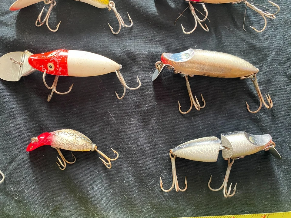 Lote de 20 señuelos vintage Heddon TadPolly Zara Puppy Spook Floater Sinker Foto 4 de 4