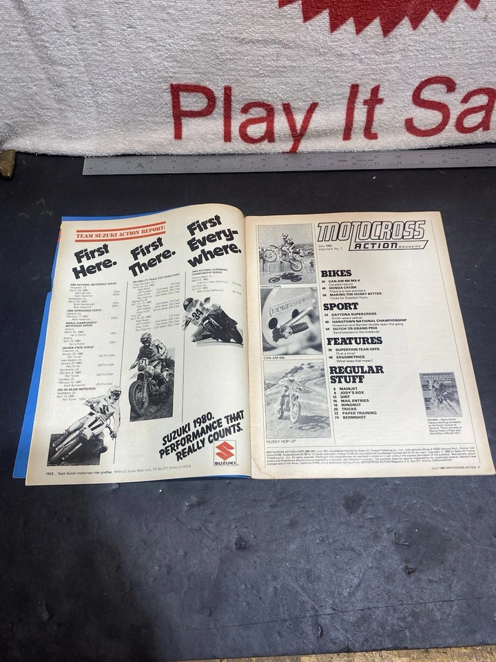 July 1980 Motocross Action Magazine DG - Image 3 of 4
