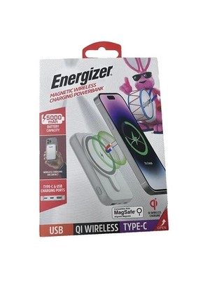 Energizer Wireless Mac Safe Wireless Charging Power Bank 5000 mAh Type-C USB C7
