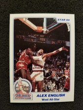 1984 Star Denver Police all star game ALEX ENGLISH card # 18  [C5]