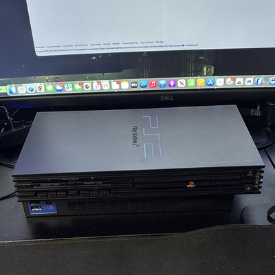 Sony PlayStation 2 PS2 Console SCPH-39001 NTSC-U/C Black DVD w/2 Controllers
