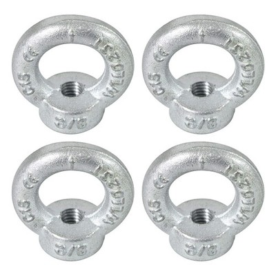 3/8-16 Lifting Eye Nuts, Drop Forged C15 Galvanized Threaded Fastener,...