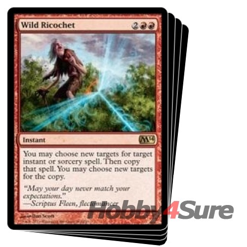 Wild Ricochet X4 M/NM Magic: The Gathering MTG 2014 Core Set M14 | eBay