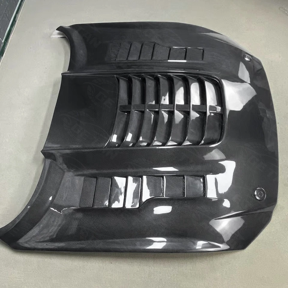 GT500 Style Carbon Fiber Engine Cover for 2015-2017 Ford Mustang by sea - Image 3 of 4