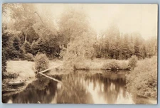 1936 Grant's Kennebago Camps Grants Maine ME RPPC Photo Posted Vintage Postcard