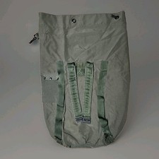 NOS Genuine US Army Military Green Nylon Duffle Bag Top Opening USA Made