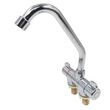 RV Sink Kitchen Faucet,360  Hot and Cool Camp Folding Faucets,RV Bathroom Wat...