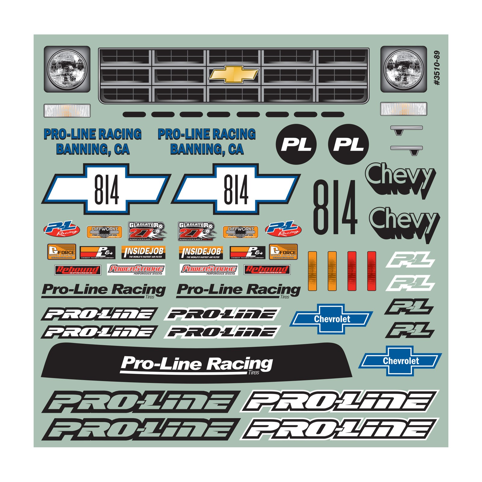 Pro-Line Racing 1978 Chevy C-10 Race Truck Clear Body  SLH 2 Wheel Drive