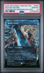 Buster Sword (Borderless) #0351 Final Fantasy MTG Foil