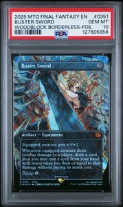 Buster Sword (Borderless) #0351 Final Fantasy MTG Foil