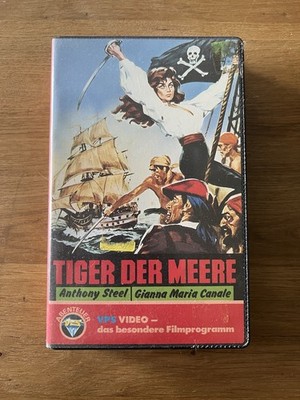 Tiger der Meere 1962 Video 2000 VPS Abenteuer Vintage Film Anthony Steel Selten
