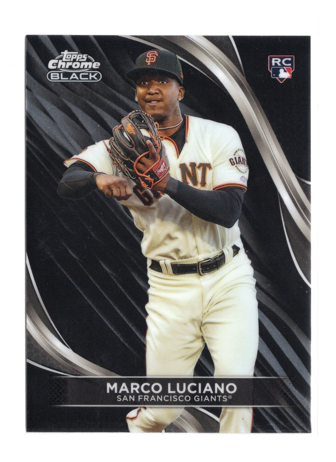 2024 Topps Chrome Black Marco Luciano RC # 7 San Francisco Giants