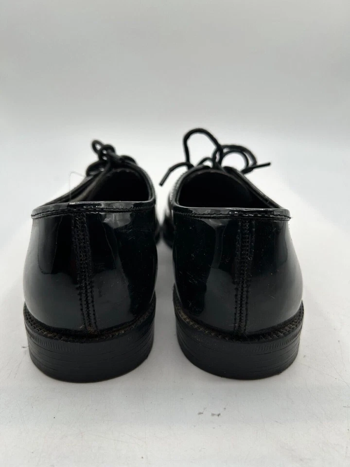 Barclay Oxford Boy's Sz 5M Black Patent Leather Lace Up Formal Dress Shoes - Image 4 of 4
