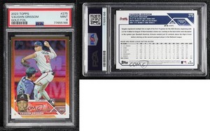 2023 Topps Series 1 Gold Foil Vaughn Grissom #275 PSA 9 MINT Rookie RC