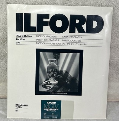 Ilford Multigrade II MG .44M Photographic Paper Pearl Medium Weight 8x10 25 Pack