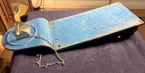 VTG TONKA Toys No. 130 Mound Metalcraft Blue-Pressed Steel Carry-All Trailer Bed