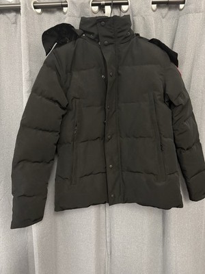 Canada Goose Disc Wyndham Parka Black Size Large NWT